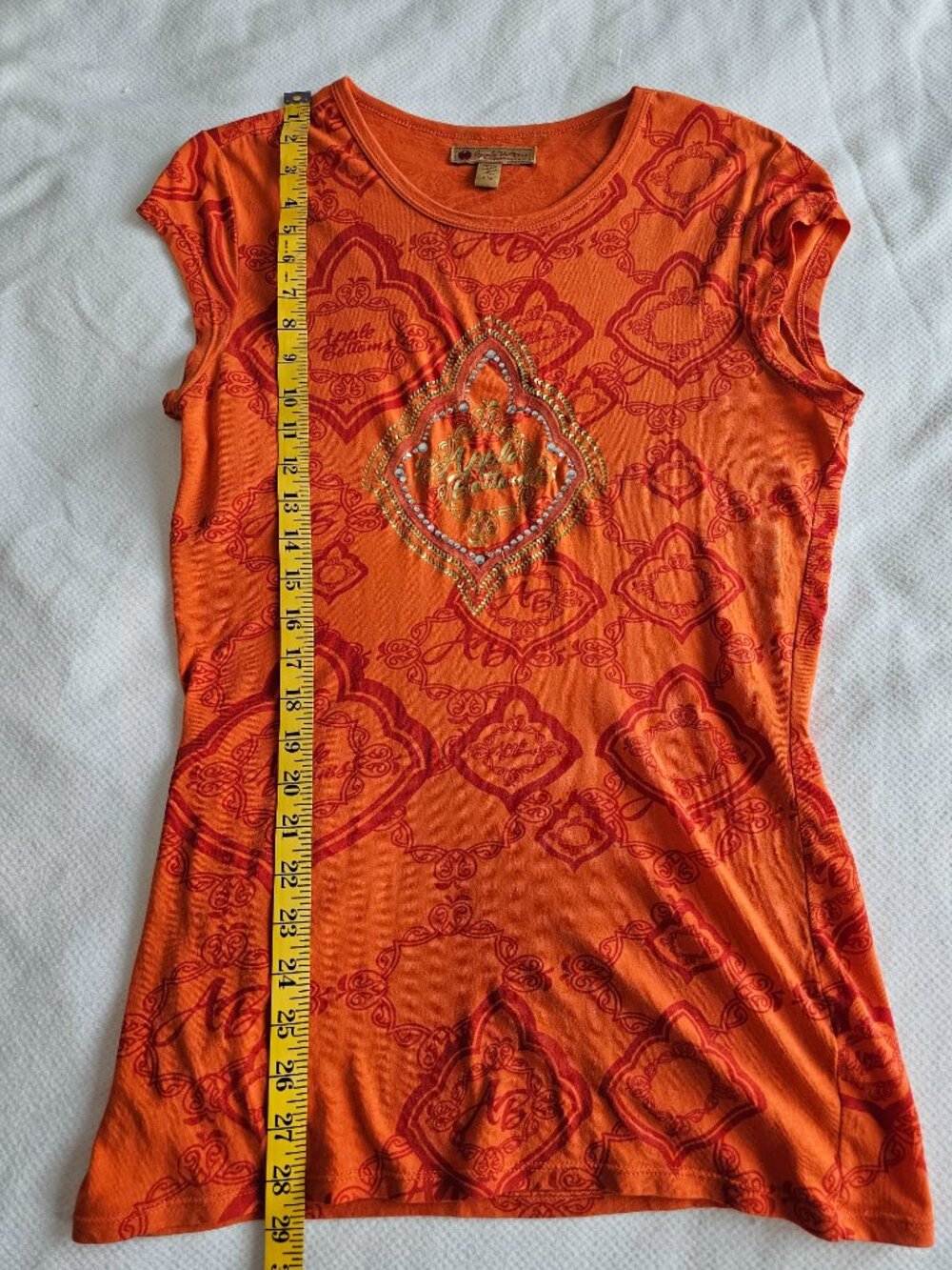 Apple Bottom graphic t-shirt Size L - Picture 5 of 8